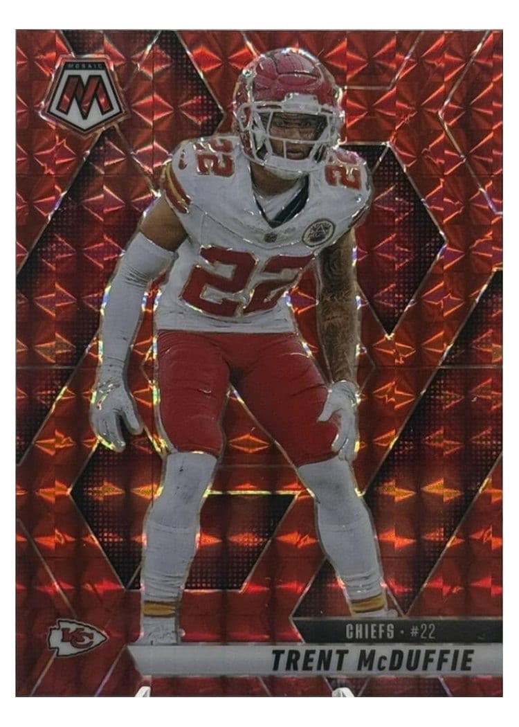 2025 Panini Mosaic Base Set Trent McDuffie #140 card