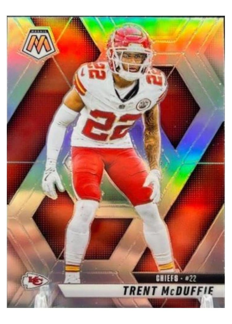 2025 Panini Mosaic Base Set Trent McDuffie #140 card