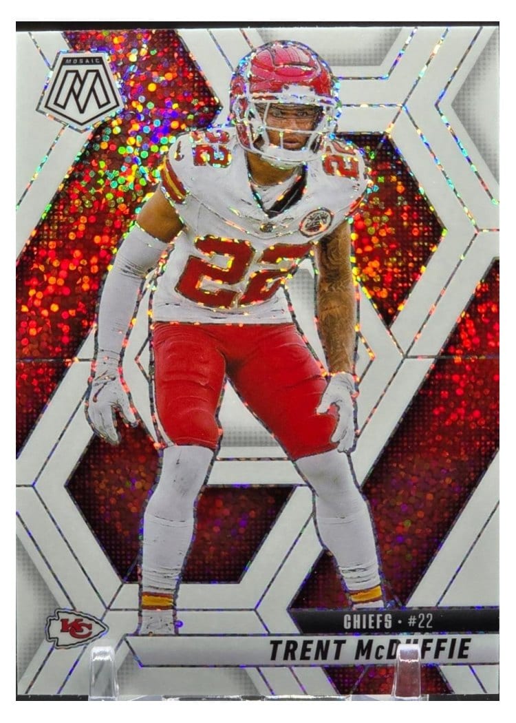 2025 Panini Mosaic Base Set Trent McDuffie #140 card