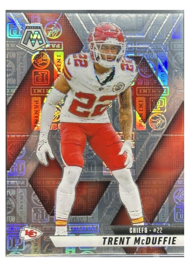 2025 Panini Mosaic Base Set Trent McDuffie #140 card