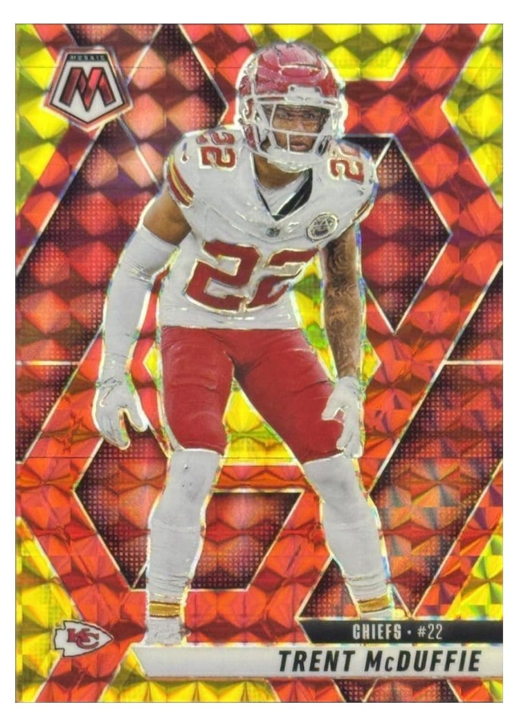 2025 Panini Mosaic Base Set Trent McDuffie #140 card