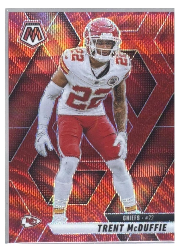 2025 Panini Mosaic Base Set Trent McDuffie #140 card