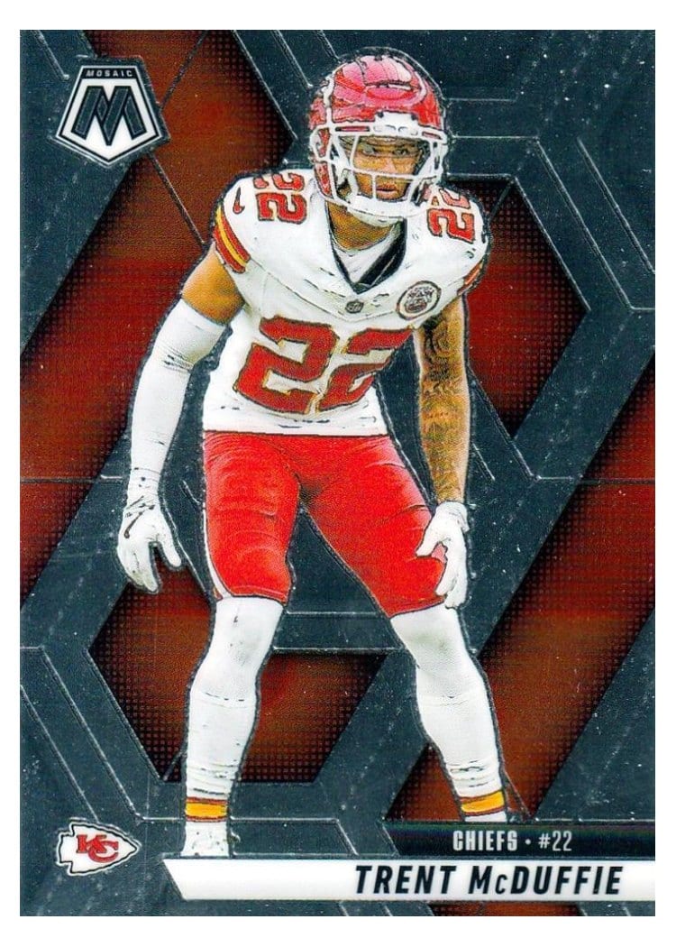 2025 Panini Mosaic Base Set Trent McDuffie #140 card