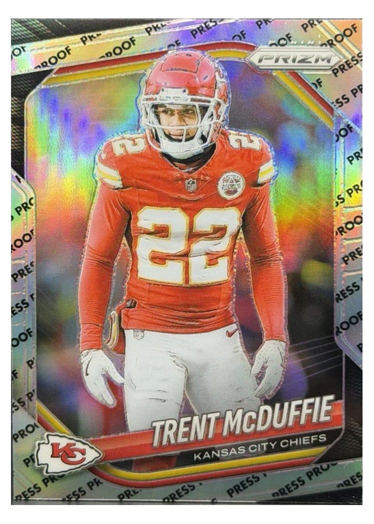 2025 Panini Prizm Base Set Trent McDuffie #177 card