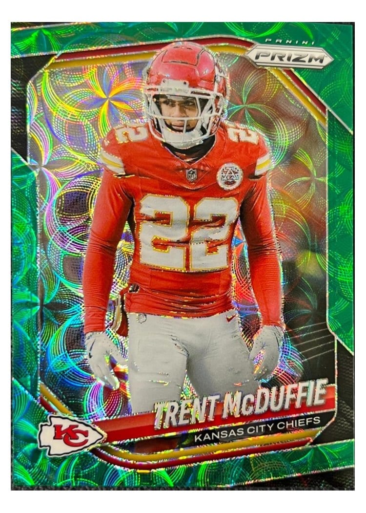 2025 Panini Prizm Base Set Trent McDuffie #177 card