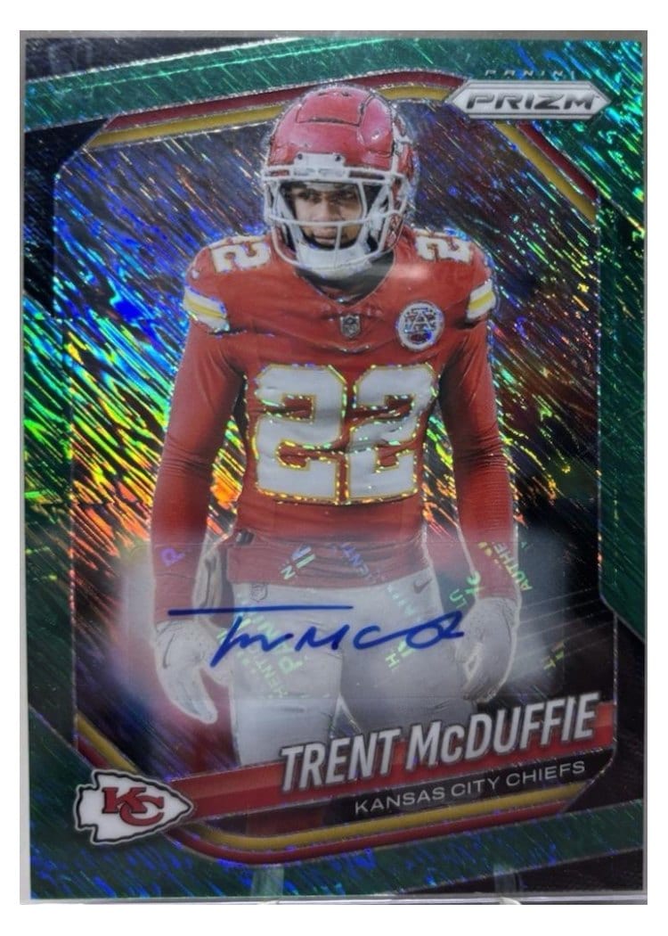 2025 Panini Prizm Base Set Trent McDuffie #177 card