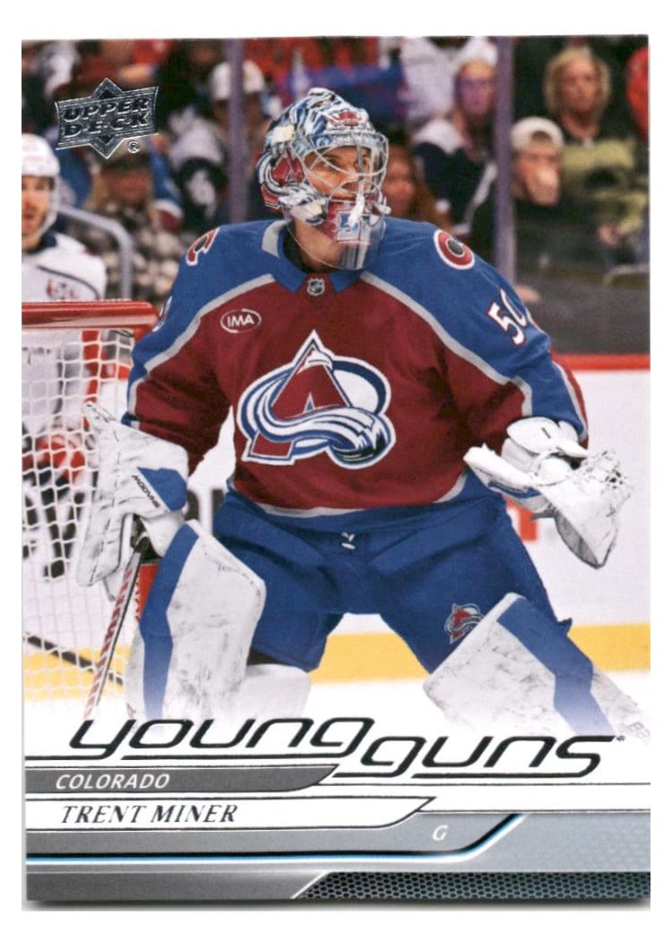 2024-25 Upper Deck Base Set Trent Miner #709 card