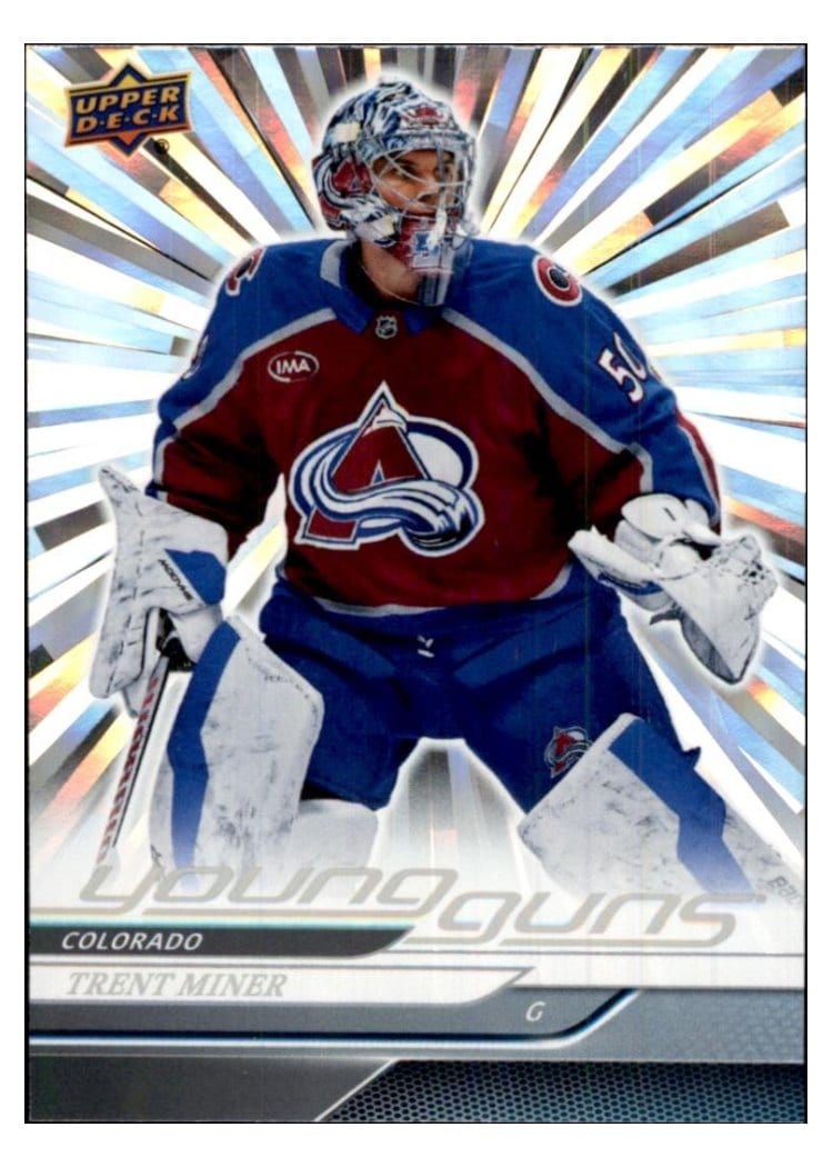 2024-25 Upper Deck Base Set Trent Miner #709 card
