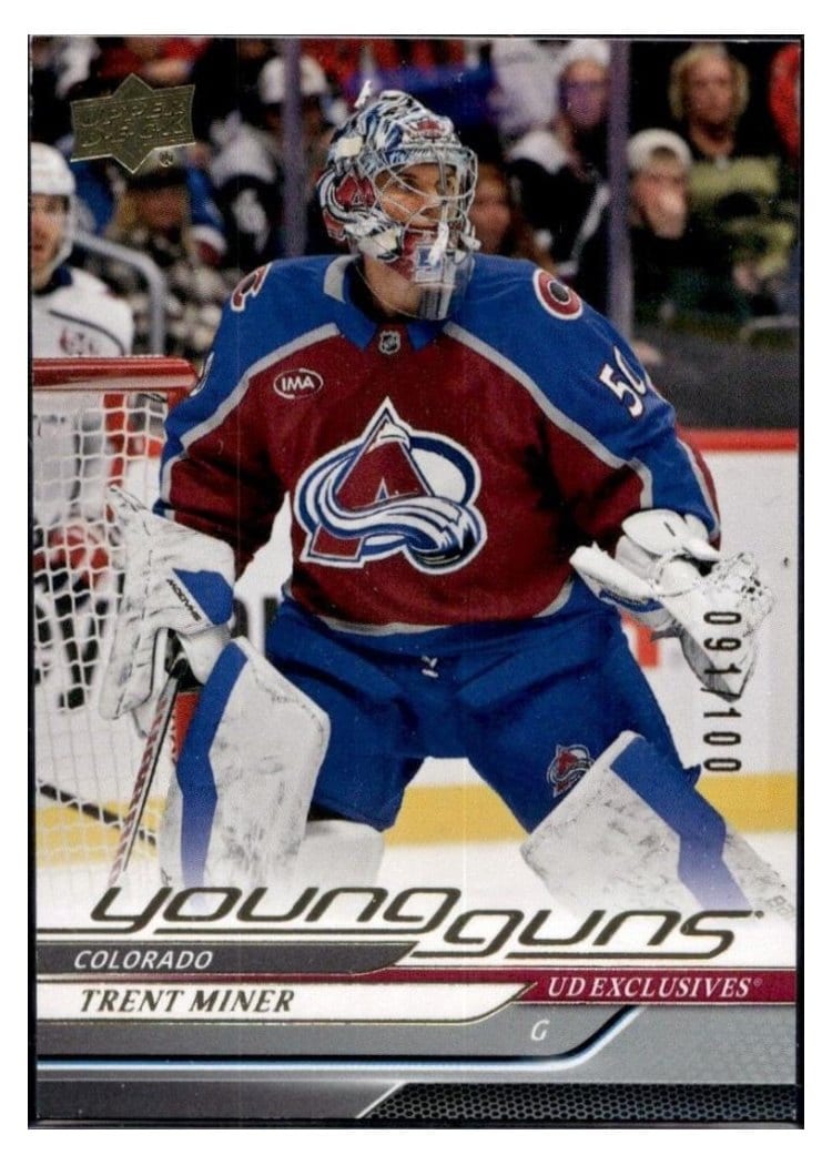 2024-25 Upper Deck Base Set Trent Miner Exclusive #709 card