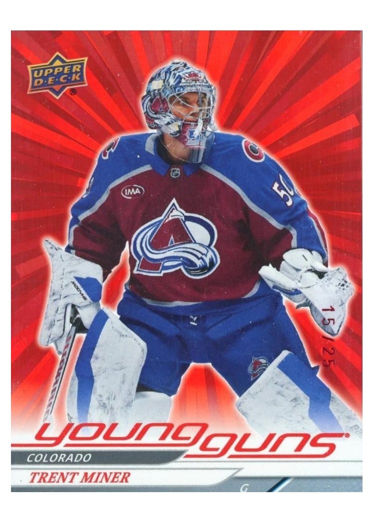 2024-25 Upper Deck Base Set Trent Miner #709 card