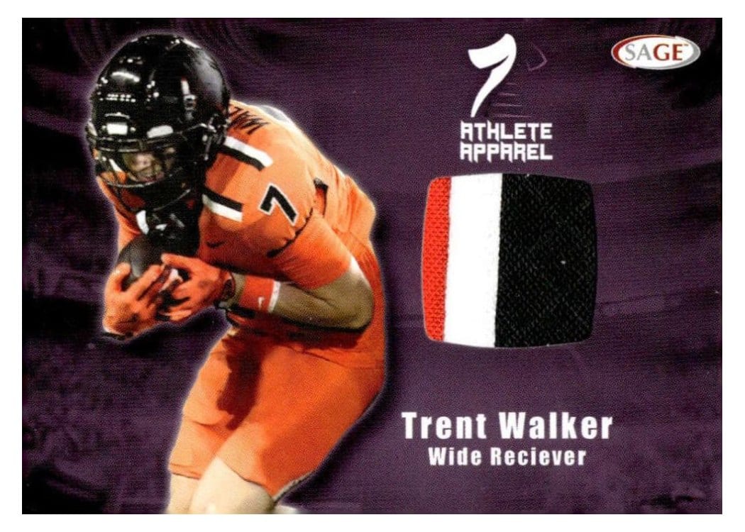 2026 SAGE Football Athlete Apparel Trent Walker #AA-TW card