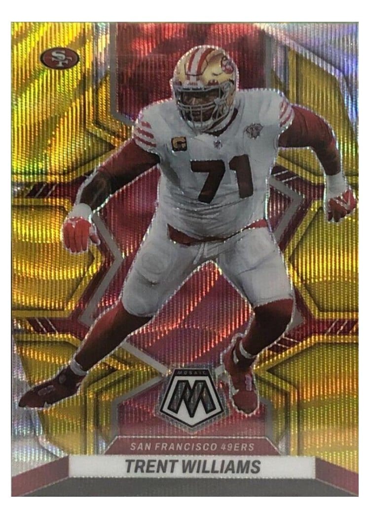 2022 Panini Mosaic Base Set Trent Williams #232 card