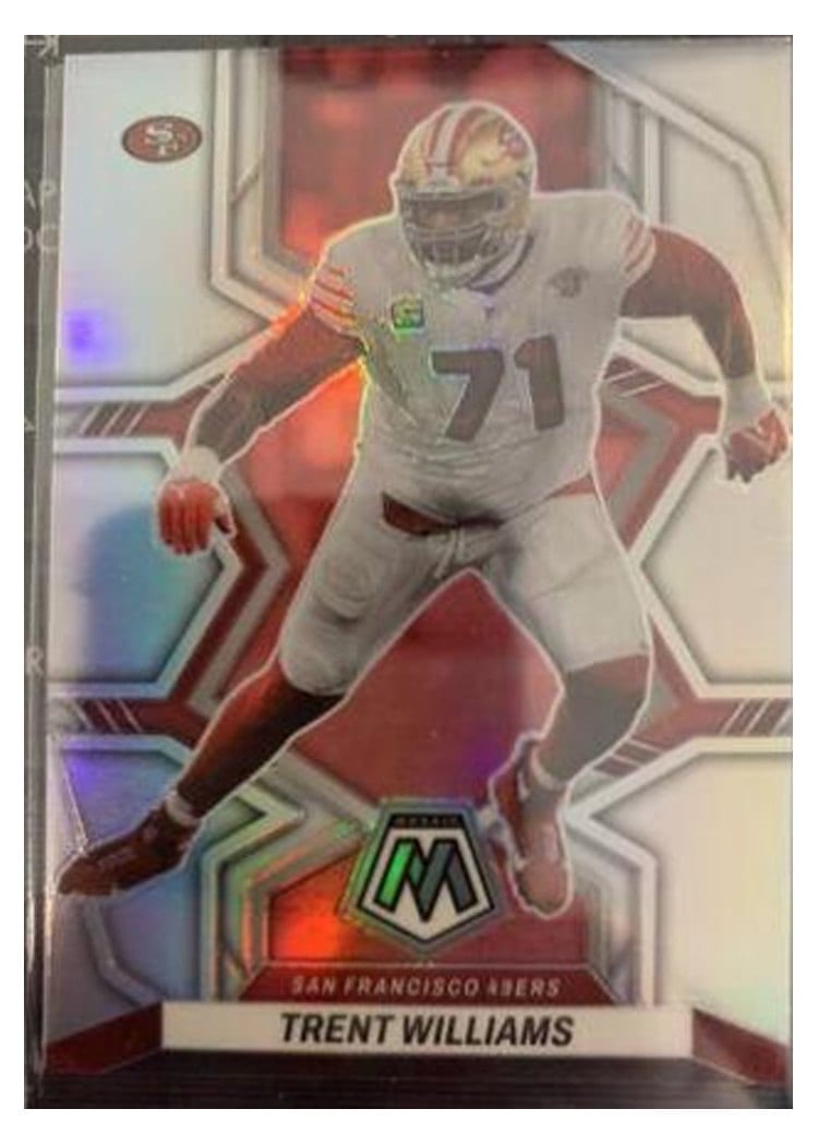 2022 Panini Mosaic Base Set Trent Williams Silver #232 card