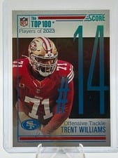 2023 Score Top 100 Trent Williams #14 card