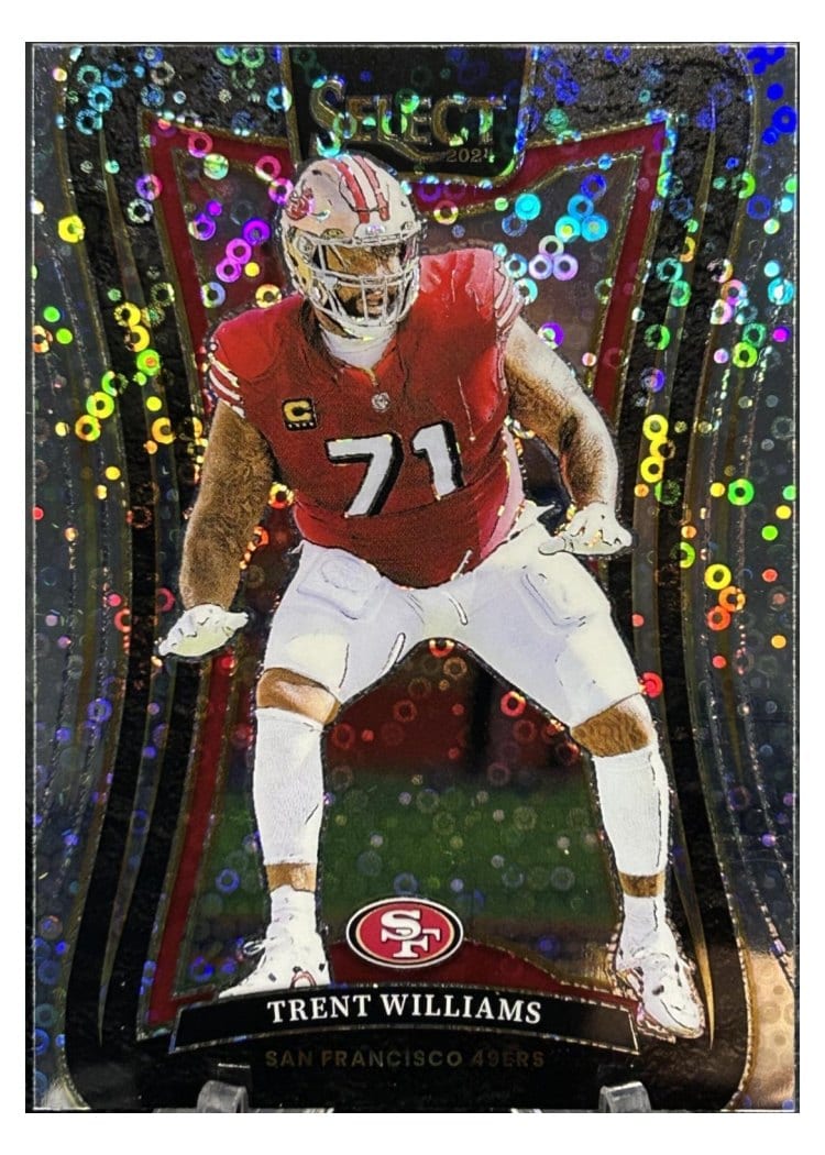 2024 Panini Select Base Set Trent Williams Disco Prizm #397 card