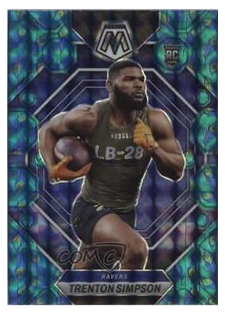 2023 Panini Mosaic Base Set Trenton Simpson Choice Peacock #367