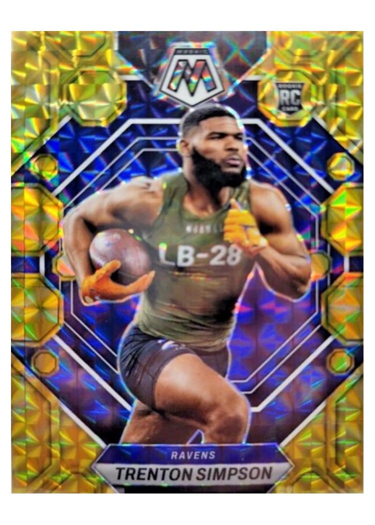 2023 Panini Mosaic Base Set Trenton Simpson #367 card