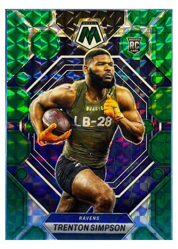 2023 Panini Mosaic Base Set Trenton Simpson #367 card