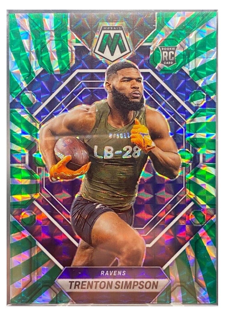 2023 Panini Mosaic Base Set Trenton Simpson #367 card