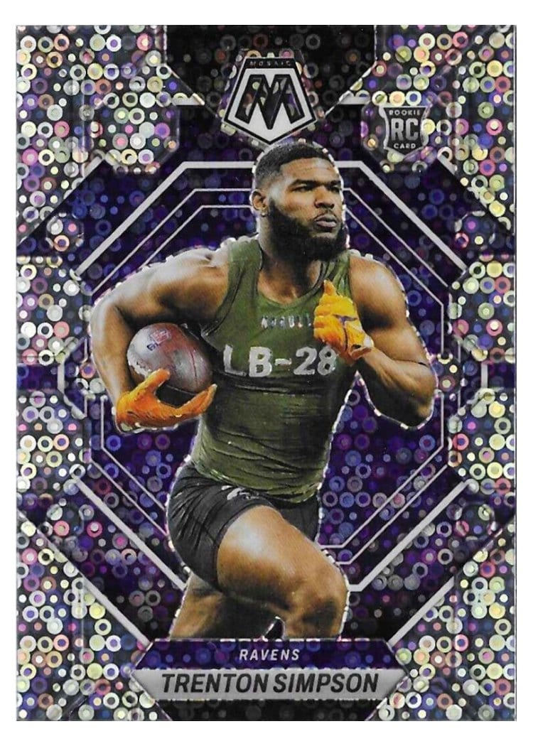 2023 Panini Mosaic Base Set Trenton Simpson #367 card