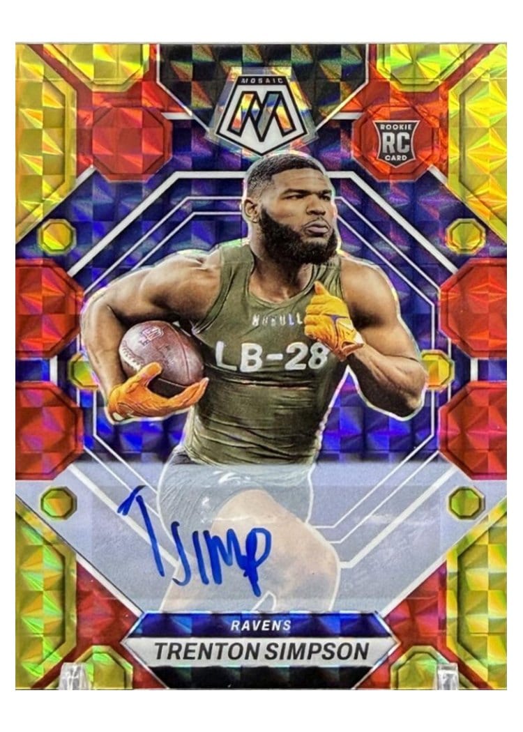2023 Panini Mosaic Base Set Trenton Simpson #367 card