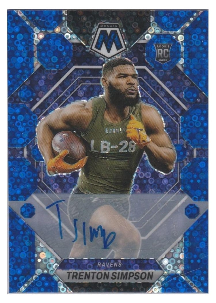 2023 Panini Mosaic Base Set Trenton Simpson #367 card