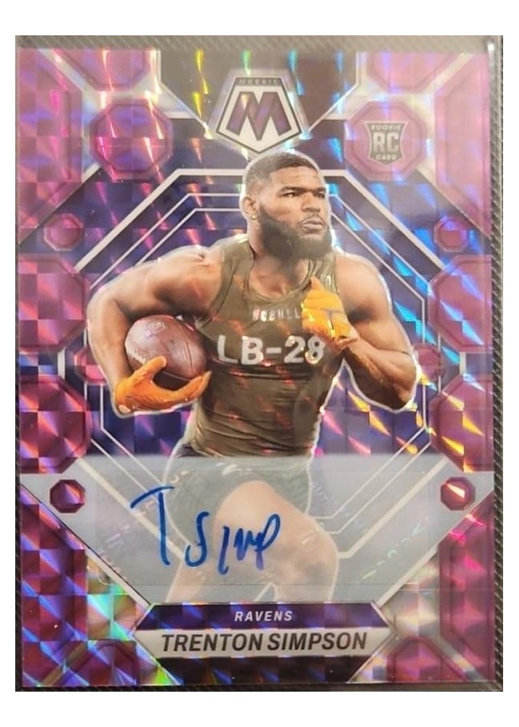 2023 Panini Mosaic Base Set Trenton Simpson #367 card