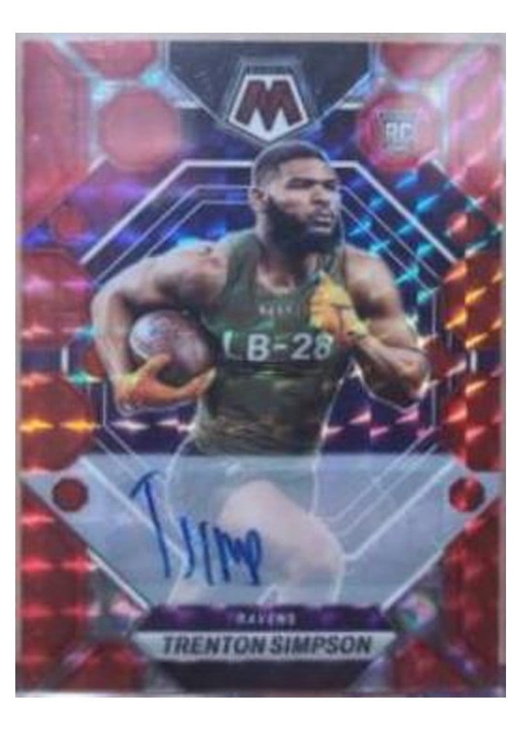 2023 Panini Mosaic Base Set Trenton Simpson #367 card