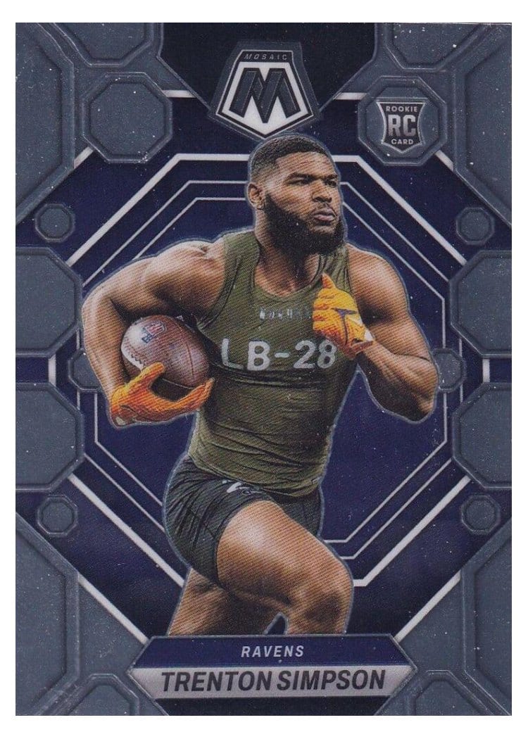 2023 Panini Mosaic Base Set Trenton Simpson #367 card