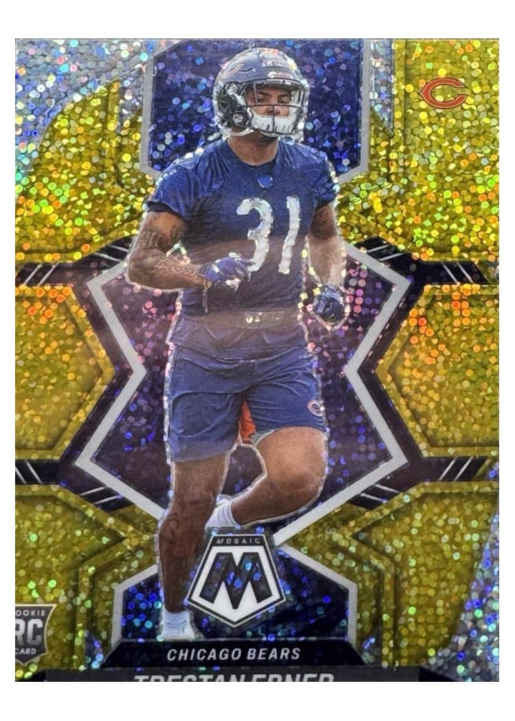 2022 Panini Mosaic Base Set Trestan Ebner No Huddle Gold #356 card
