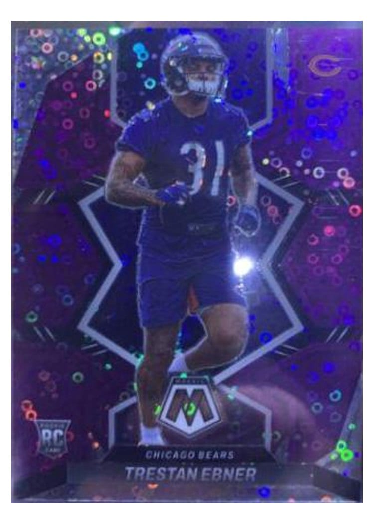 2022 Panini Mosaic Base Set Trestan Ebner No Huddle Purple #356 card