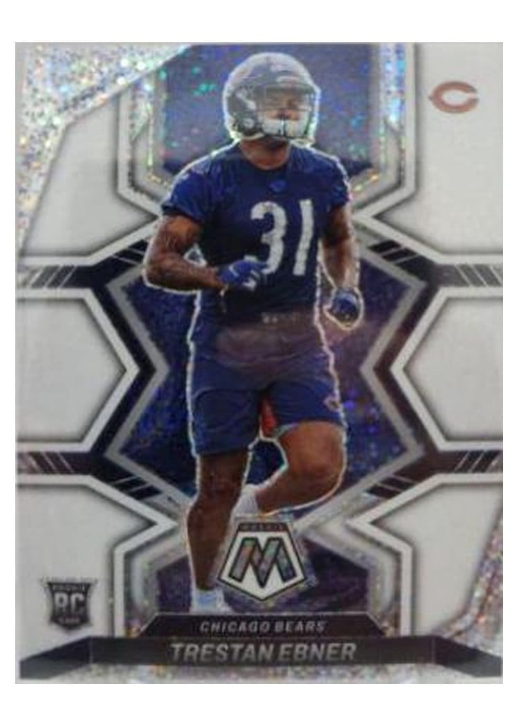 2022 Panini Mosaic Base Set Trestan Ebner White Sparkle #356 card