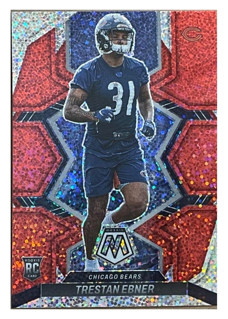 2022 Panini Mosaic Base Set Trestan Ebner Red Sparkle #356 card