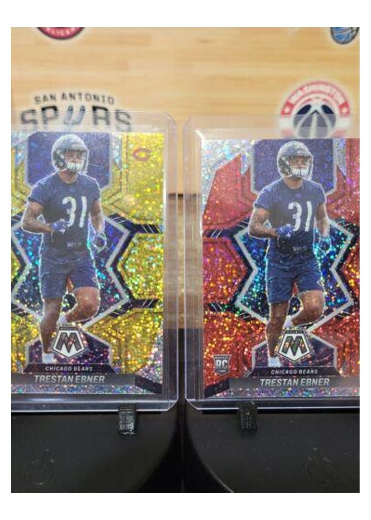 2022 Panini Mosaic Base Set Trestan Ebner Gold Sparkle #356 card