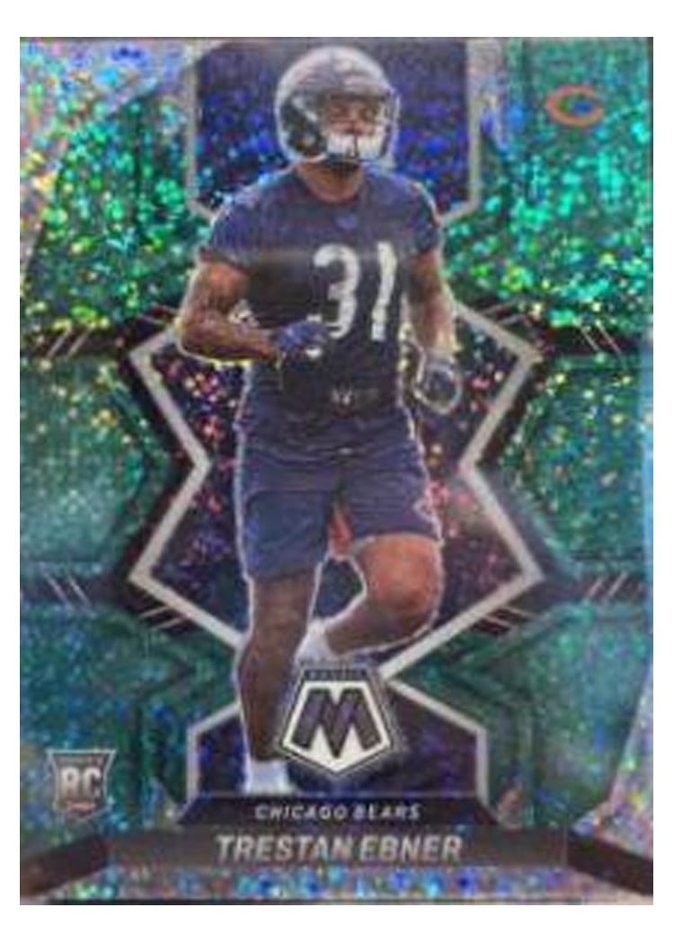 2022 Panini Mosaic Base Set Trestan Ebner Green Sparkle #356 card
