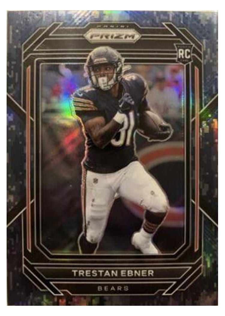 2022 Panini Prizm Base Set Trestan Ebner Navy Camo #351 card