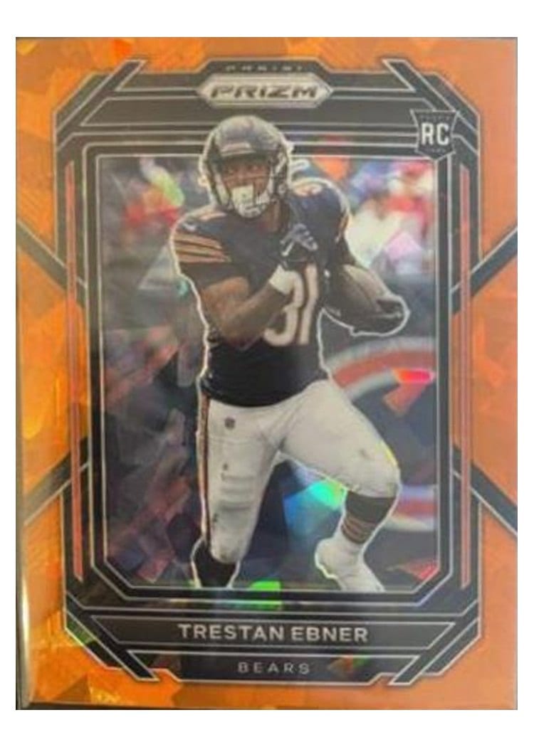 2022 Panini Prizm Base Set Trestan Ebner #351 card