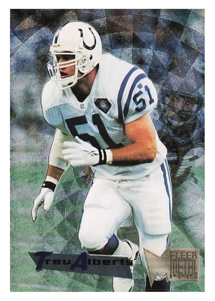 1995 Fleer Metal Trev Alberts #80 card