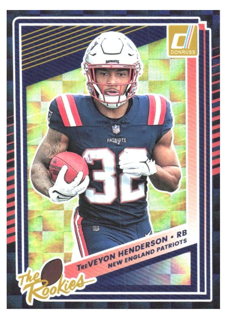2025 Donruss The Rookies TreVeyon Henderson #16 card