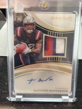 2025 Panini Immaculate Rookie Patch Autographs TreVeyon Henderson #116