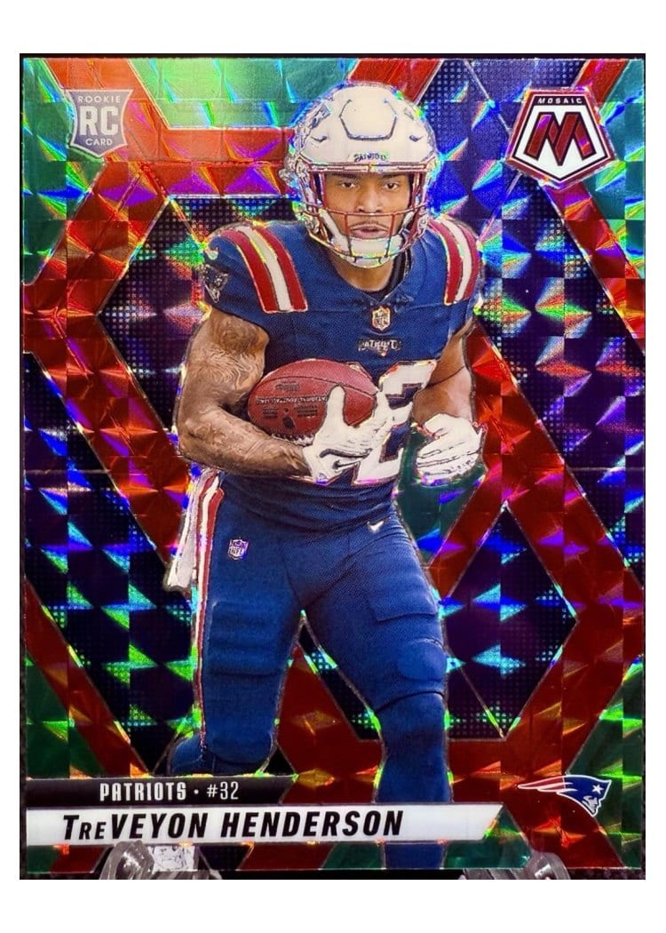 2025 Panini Mosaic Base Set TreVeyon Henderson #325 card