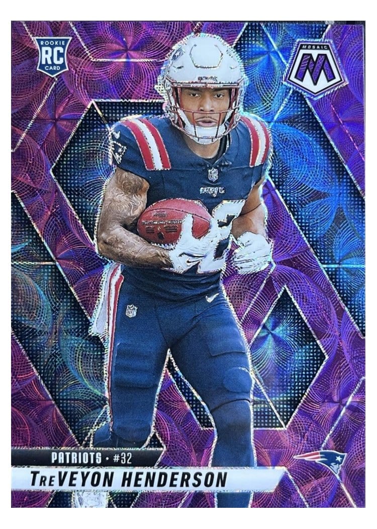 2025 Panini Mosaic Base Set TreVeyon Henderson #325 card