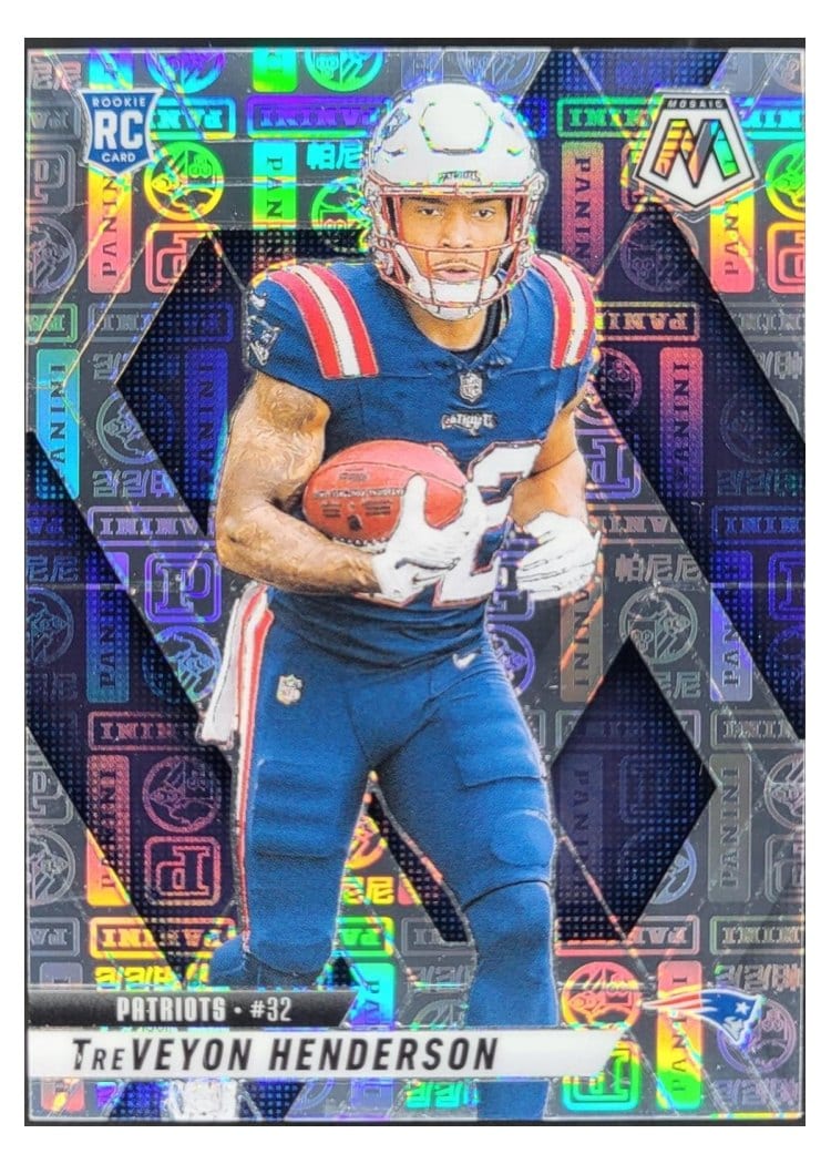 2025 Panini Mosaic Base Set TreVeyon Henderson #325 card