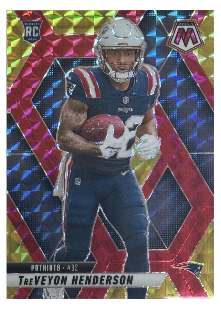 2025 Panini Mosaic Base Set TreVeyon Henderson #325 card