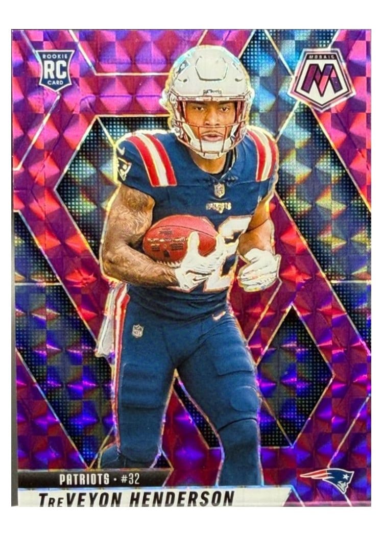 2025 Panini Mosaic Base Set TreVeyon Henderson #325 card