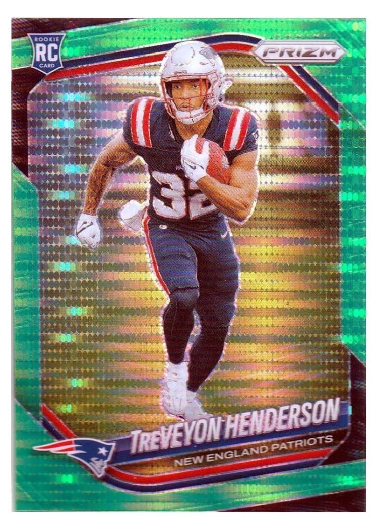 2025 Panini Prizm Base Set TreVeyon Henderson #343 card