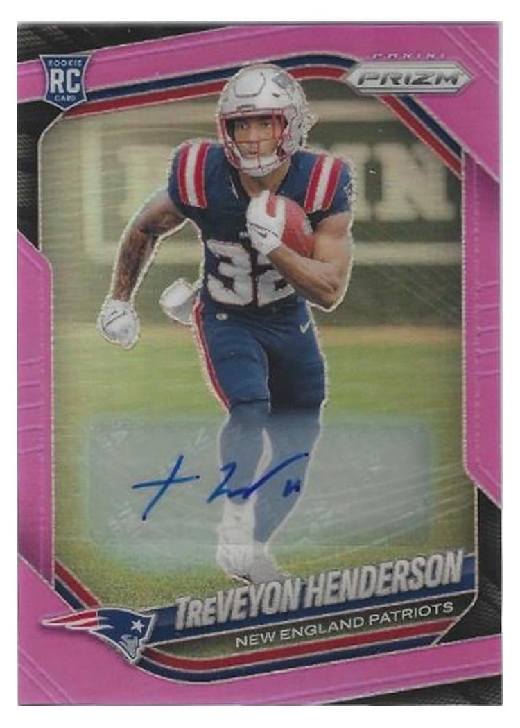 2025 Panini Prizm Base Set TreVeyon Henderson #343 card