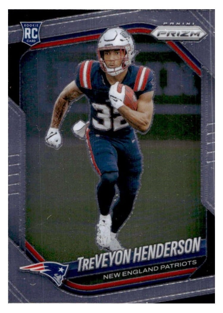 2025 Panini Prizm Base Set TreVeyon Henderson #343 card