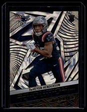 2025 Panini Revolution Revolutionary Rookies TreVeyon Henderson #10 card