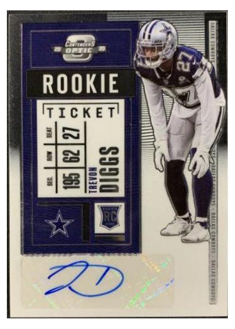 2020 Panini Contenders Optic Base Set Trevon Diggs #156 card